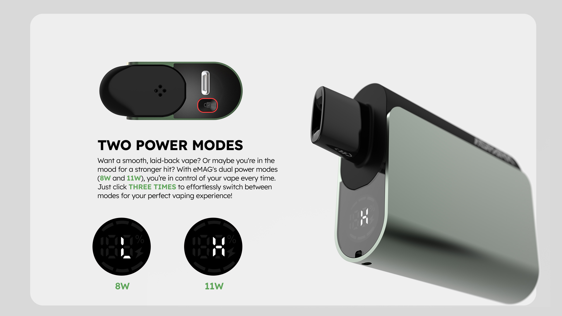 emag dual power modes